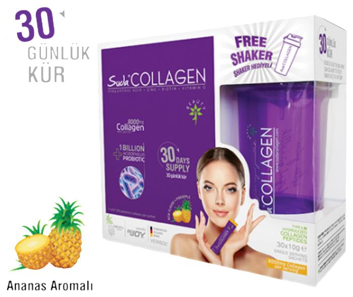 Suda Collagen Pineapple Flawor Toz Kolajen 10gr | 30 Saşe
