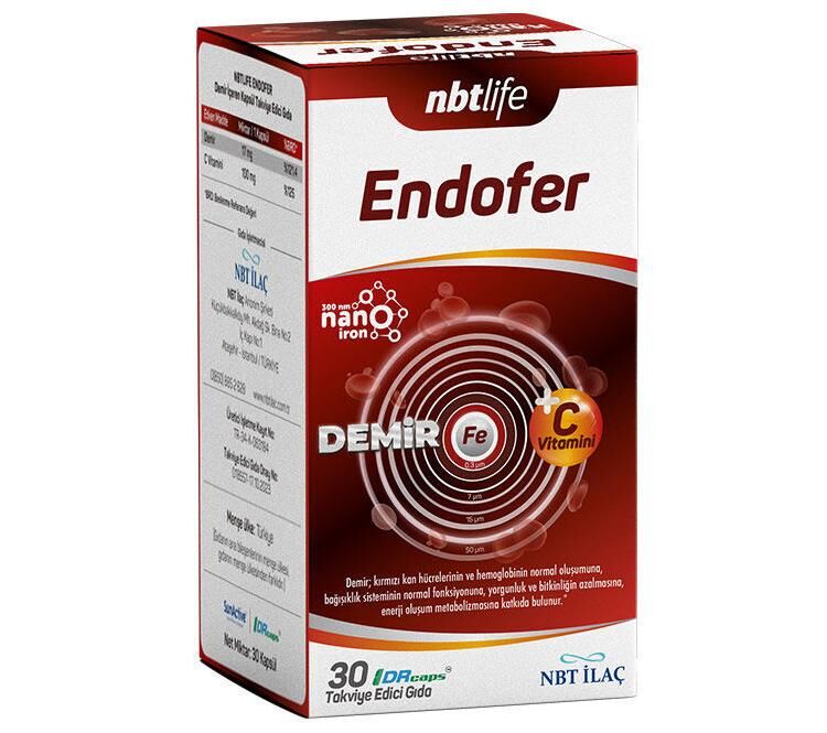 Nbt Life Endofer 30 Kapsül | Demir