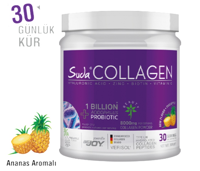 Suda Collagen Pineapple Flawor Toz Kolajen 300gr