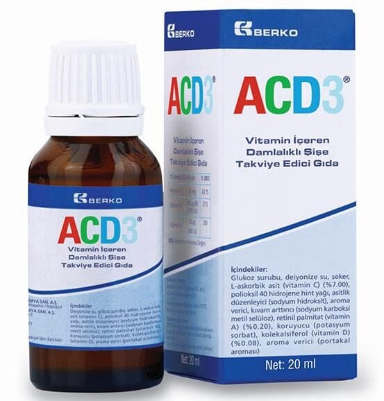 ACD3 Damla 20ml