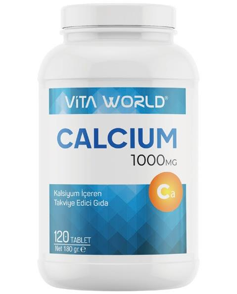 Vita World Calcium 1000 mg 120 Tablet