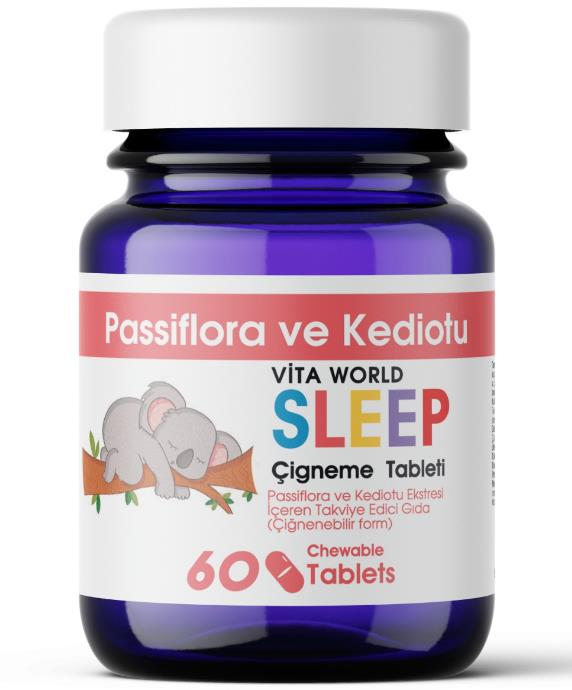 Vita World Passiflora Sleep 60 Çiğneme Tablet