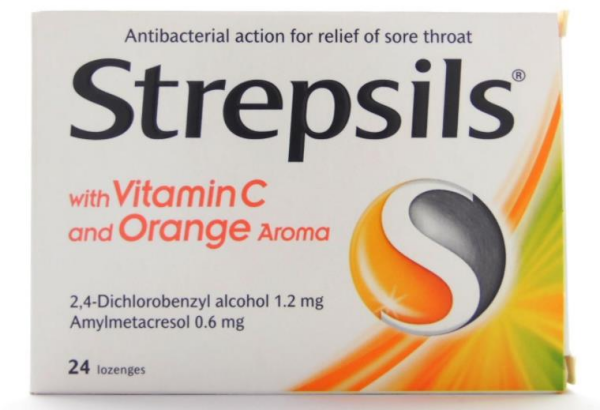 Strepsils Vitamin C Orange 24 Pastil | Portakal Aromalı