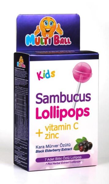 Multiball Kids Sambucus Lolipop 7 Adet