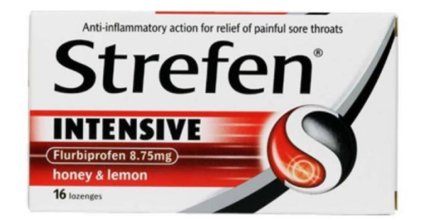 Strefen Intensive Honey & Lemon 16 Pastil | Yoğun Bal ve Limon Aromalı