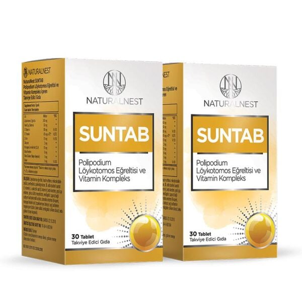 NaturalNest Suntab 30 Tablet | 2 Adet