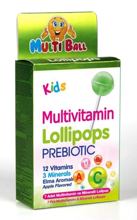 Multiball Kids Multivitamin ve Prebiyotik 7 Adet