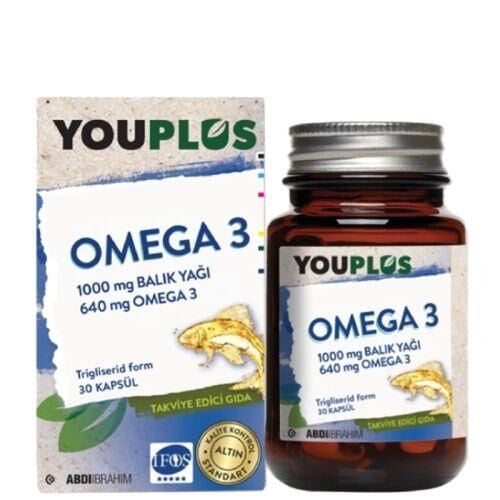 Youplus Daily 1000mg Omega-3 30 Kapsül