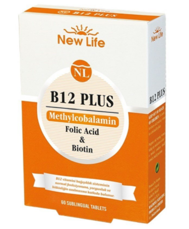NewLife B12 Plus Sublingual 60 Tablet | Dilaltı Tablet