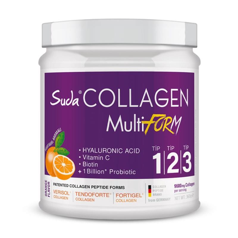 Suda Collagen MultiForm Portakal Aromalı 360 g
