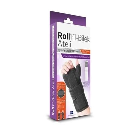 Roll Medikal Başparmak Destekli El Bilek Ateli | Ayarlanabilir Bedenli