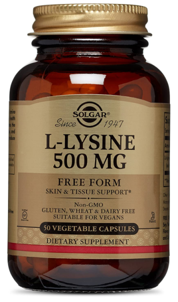 Solgar L-Lysine 500mg 50 Tablet