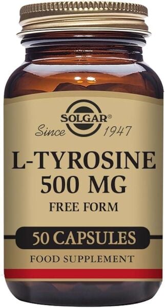 Solgar L-Tyrosine 500mg 50 Kapsül