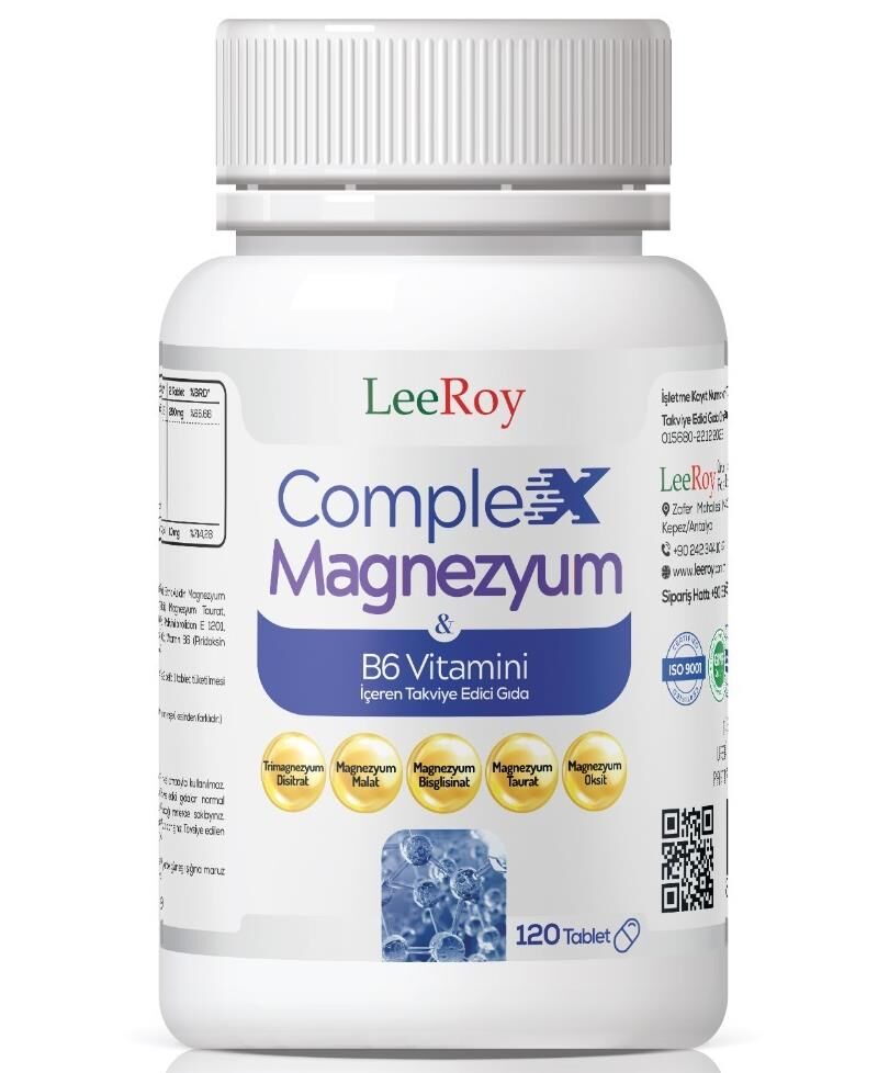 LeeRoy Magnezyum Complex 120 Tablet