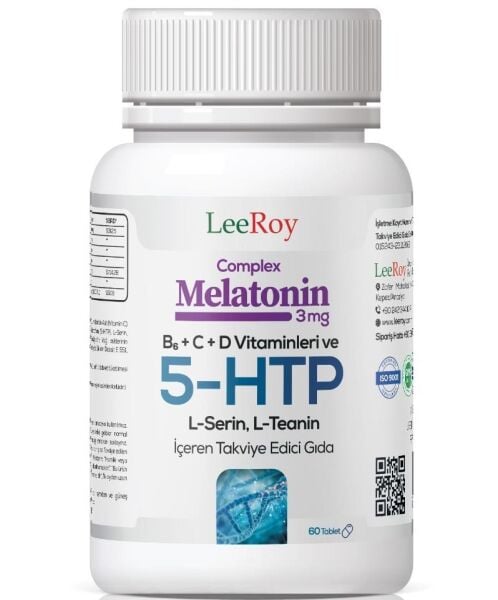LeeRoy Melatonin 3mg 5-HTP 60 Tablet