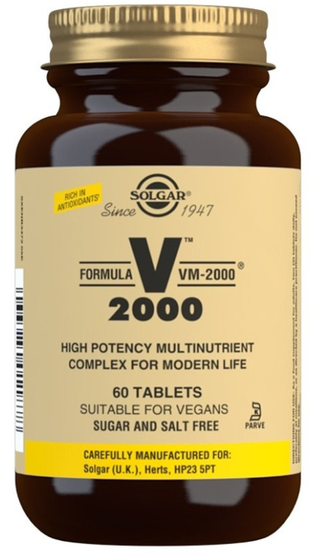 Solgar VM 2000 Multi-Vitamin 60 Tablet