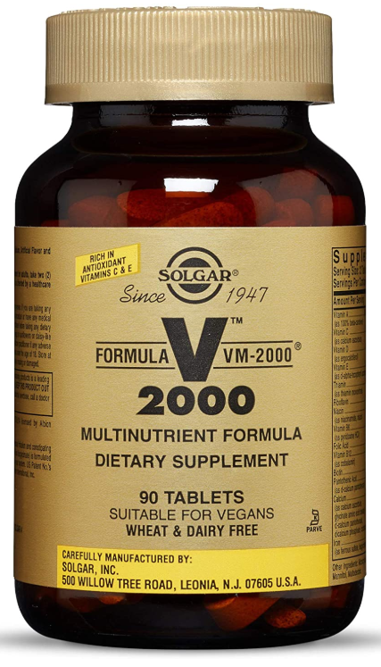 Solgar VM 2000 Multi-Vitamin 90 Tablet