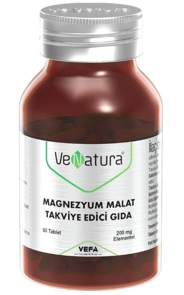 Venatura Magnezyum Malat 60 Tablet