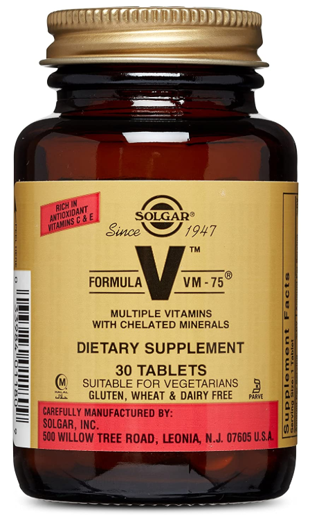 Solgar VM 75 Multi-Vitamin 30 Tablet