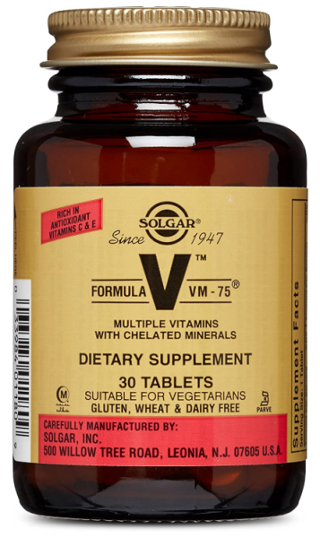 Solgar VM 75 Multi-Vitamin 30 Tablet