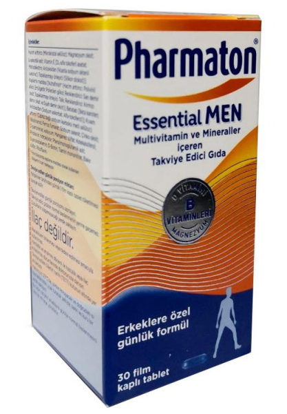 Pharmaton Essential Men 30 Tablet | Erkeklere Özel