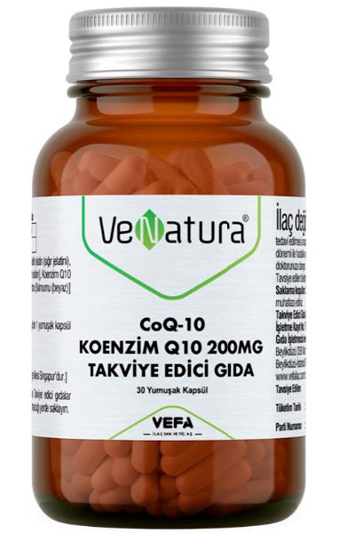 Venatura CoQ-10 Koenzim Q10 200mg 30 Kapsül