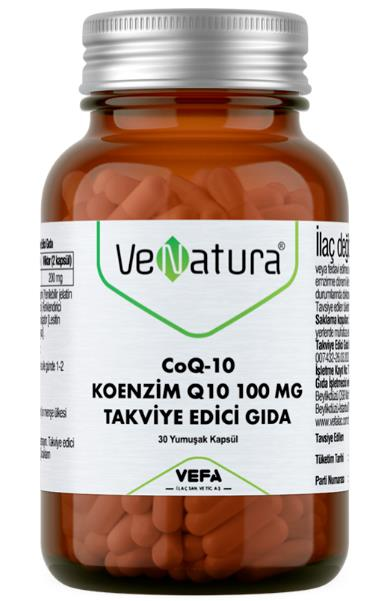 Venatura CoQ-10 Koenzim Q10 100mg 30 Kapsül