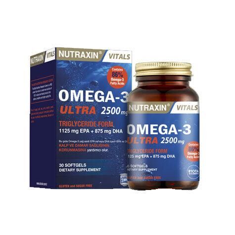 Nutraxin Omega-3 Ultra 2500mg 30 Softjel