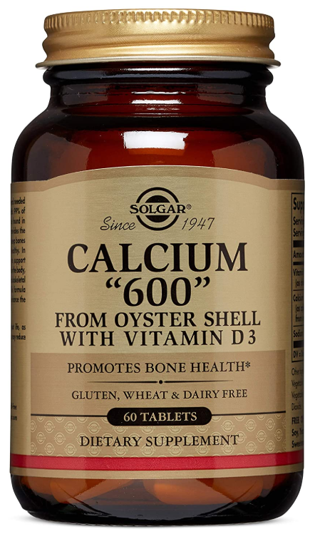 Solgar Calcium 600mg Oyster Shell 60 Tablet