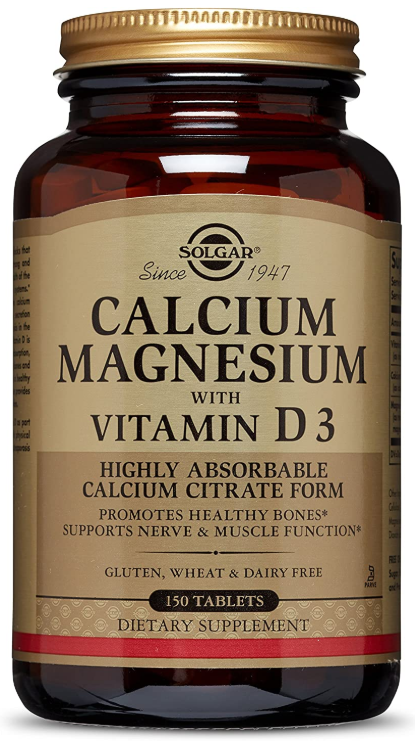 Solgar Calcium Magnesium with Vitamin D3 150 Tablet