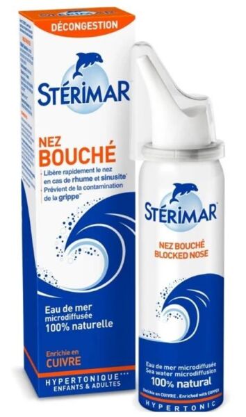 Sterimar Tıkalı Burun Hipertonik Deniz Suyu Spreyi 100ml