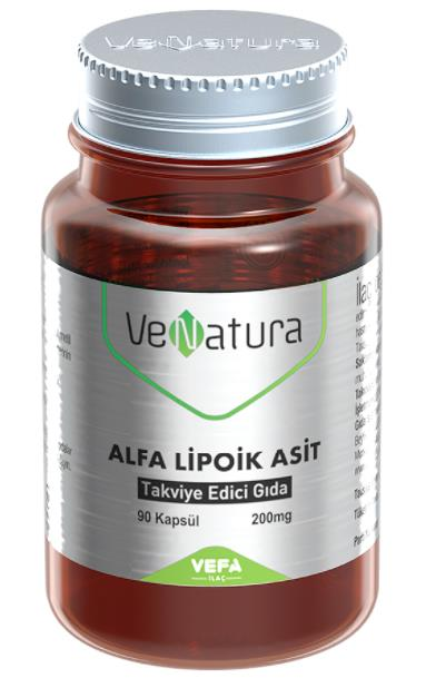 Venatura Alpha Lipoik Asit 200mg 90 Kapsül
