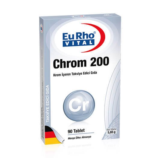 Eurho Vital Chrom 200mg 90 Tablet | Krom