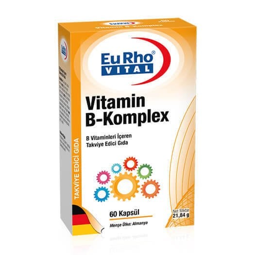Eurho Vital Vitamin B Komplex 60 Kapsül