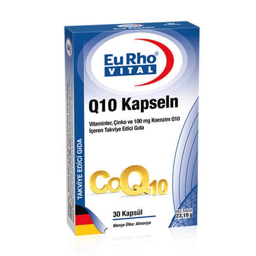 Eurho Vital Co-Enzyme Q10 100mg 30 Kapsül | Koenzim