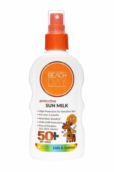 Beach Day Protective Sun Milk Kids and Babies Spf50+ 150ml