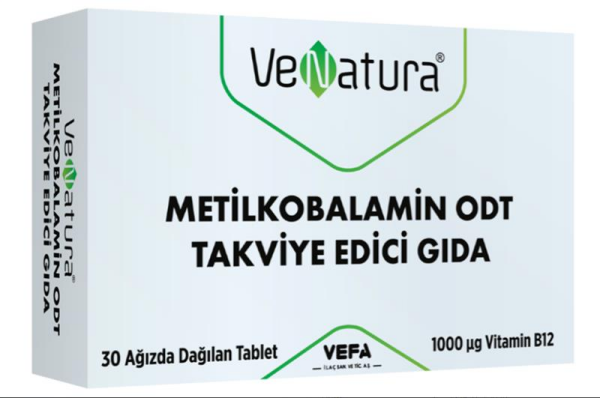 Venatura Metilkobalamin ODT Vitamin B12 1000mcg 30 Tablet