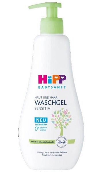 Hipp Babysanft Bebek Saç ve Vucut Banyo Jelı 400ml |Banyo Jelı