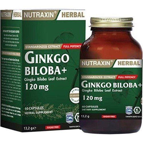 Nutraxin Ginkgo Biloba 120mg 60 Kapsül