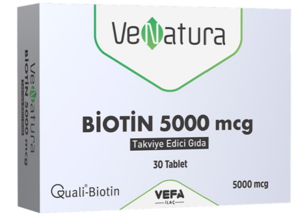 Venatura Biotin 5000mcg 30 Tablet