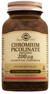 Solgar Chromium Picolinate 200mcg 90 Kapsül