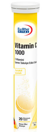 Eurho Vital Vitamin C 1000mg Effervesan 20 Tablet
