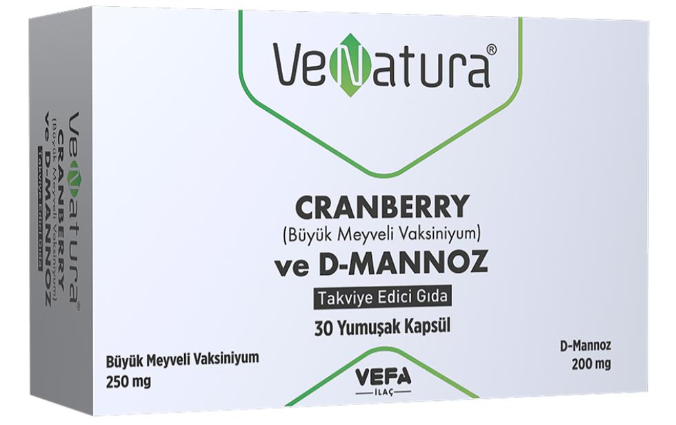 Venatura Cranberry ve D-Mannoz 30 Softjel