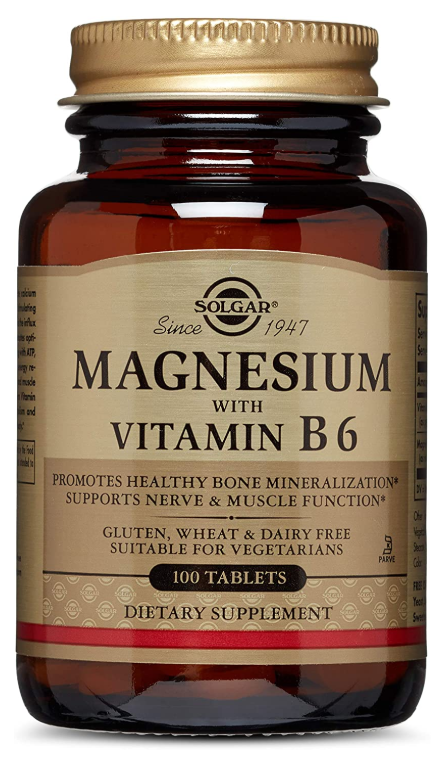 Solgar Magnesium with Vitamin B6 100 Tablet