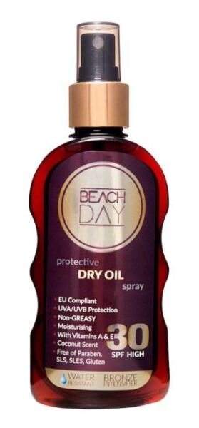 Beach Day Protective Dry Oil Sprey Spf30 150ml | Bronzlaştırıcı Yağ