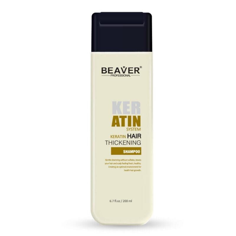 Beaver Keratin Hair Thickening Shampoo 200ml