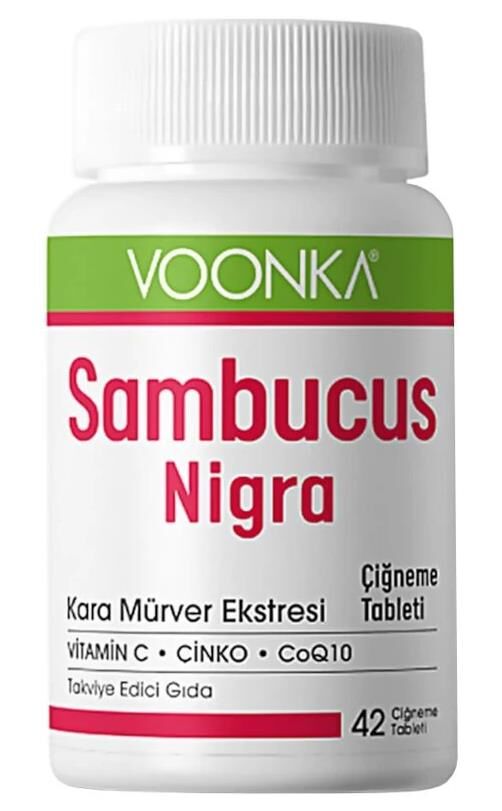 Voonka Sambucus Nigra Çiğneme 42 Tablet