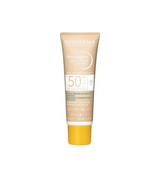 Bioderma Photoderm Cover Touch Mineral Spf50+ 40 gr - Very Light | Renkli Güneş Koruyucu