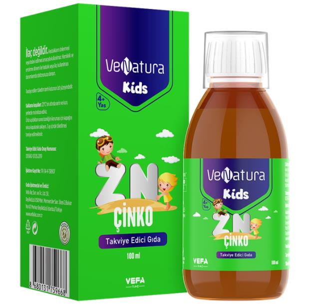 Venatura Kids ZN Çinko Şurup 100ml