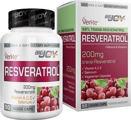 Bigjoy Vitamins Resveratrol 50 Kapsül